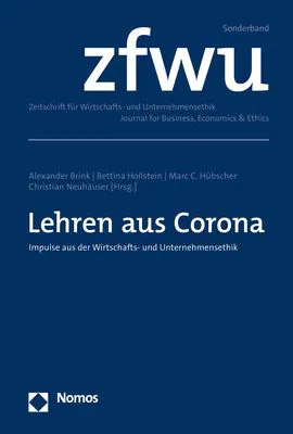 Zu sehen ist das Cover des Buches Lehren aus Corona