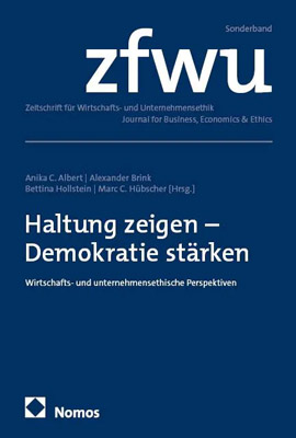 Zu sehen ist das Cover des Buches Haltung zeigen - Demokratie stärken