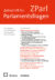 Zu sehen ist das Cover der Zeitschrift ZParl
