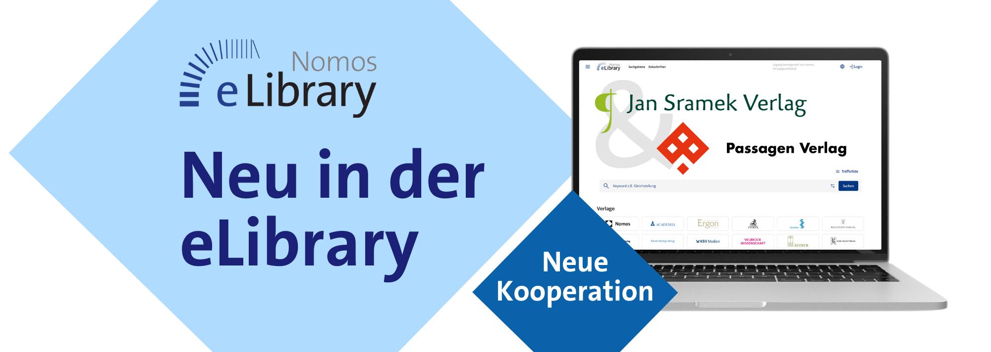 Nomos eLibrary co-operates with Jan Sramek Verlag and Passagen Verlag ...