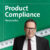 Zu sehen ist der Beitrags Teaser zum Thema Product Compliance, auf welchem der Autor Dr. Carsten Schucht abgebildet ist. Der Header ist grün und im Hintergrund ist ein Maßband zu sehen.