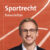 Beitragsteaser des Newsbeitrages zum Sportrecht. Zu sehen ist eine Rennbahn auf orangenem Grund. Im Vordergrund ist der Autor Axnick Konstantin zu sehen.