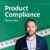 Zu sehen ist der Beitrags-Teaser zum Thema Product Compliance, auf welchem der Autor Philipp Reusch abgebildet ist. Der Header ist grün und im Hintergrund ist ein Maßband zu sehen.