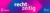 Zu sehen ist der Header für die Podcast-Landingpage recht:zeitig. Dieser ist blau-pink und beinhaltet den Schriftzug, sowie das Nomos- und das Bucerius-Logo.